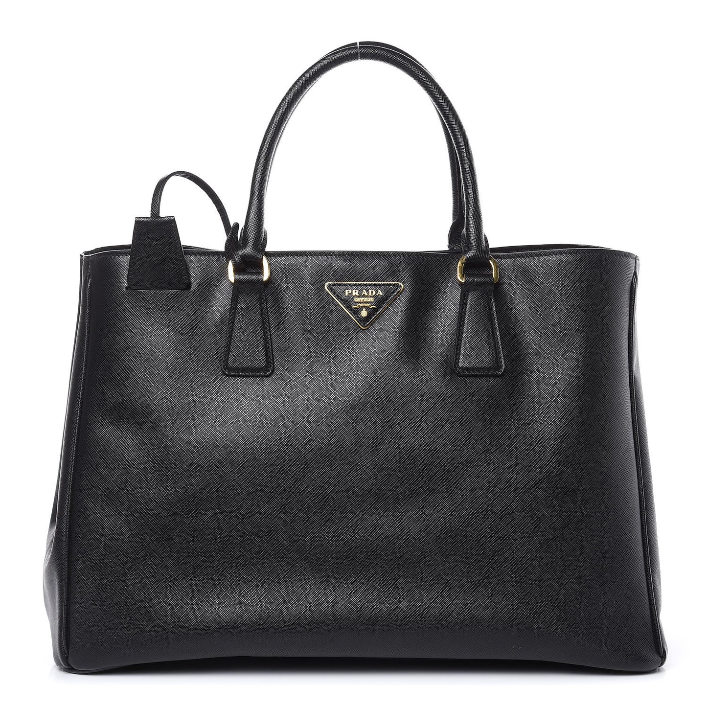 Saffiano Lux Large Tote Black