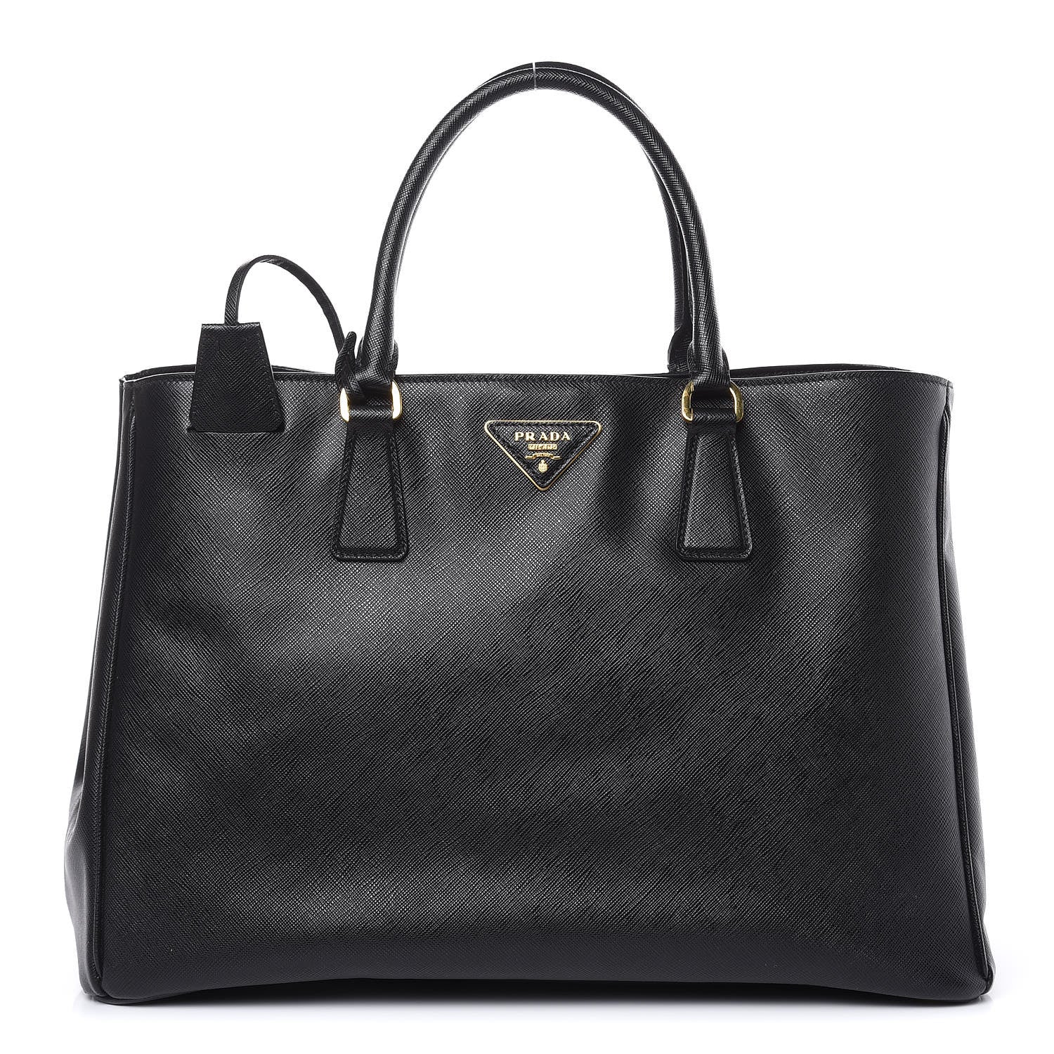 Prada Saffiano Lux Large Tote Black 1 of 10