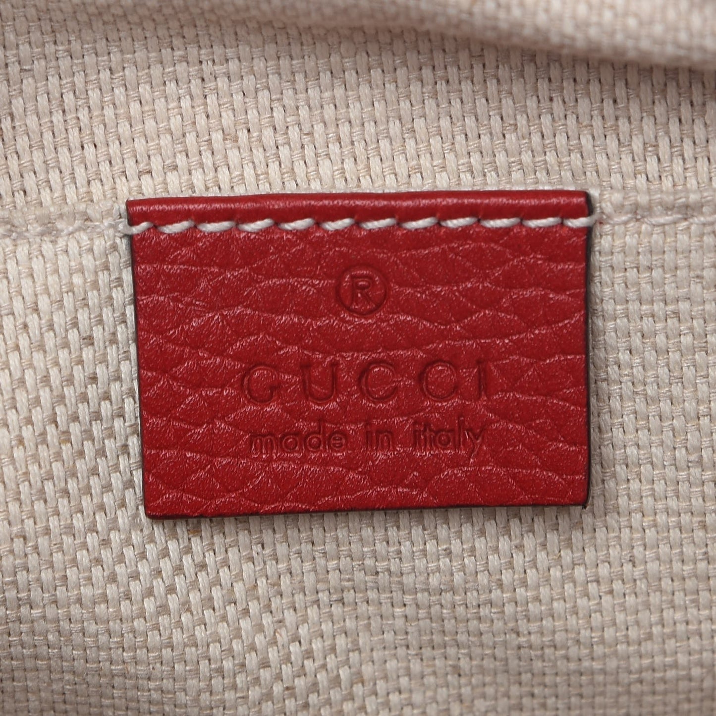 Pebbled Calfskin Small Soho Disco Bag Tabasco Red