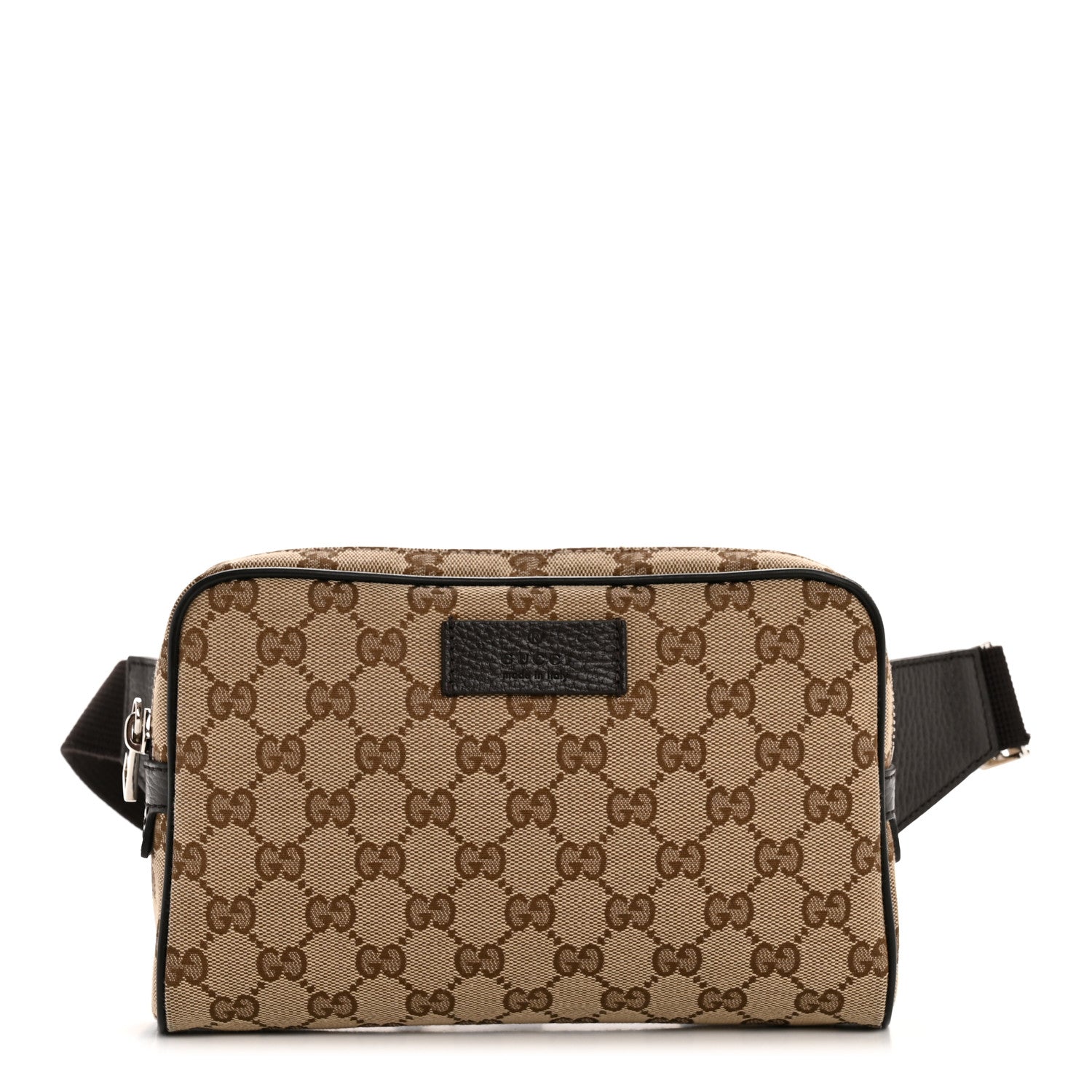 Gucci Monogram Belt Bag Dark Brown 1 of 12