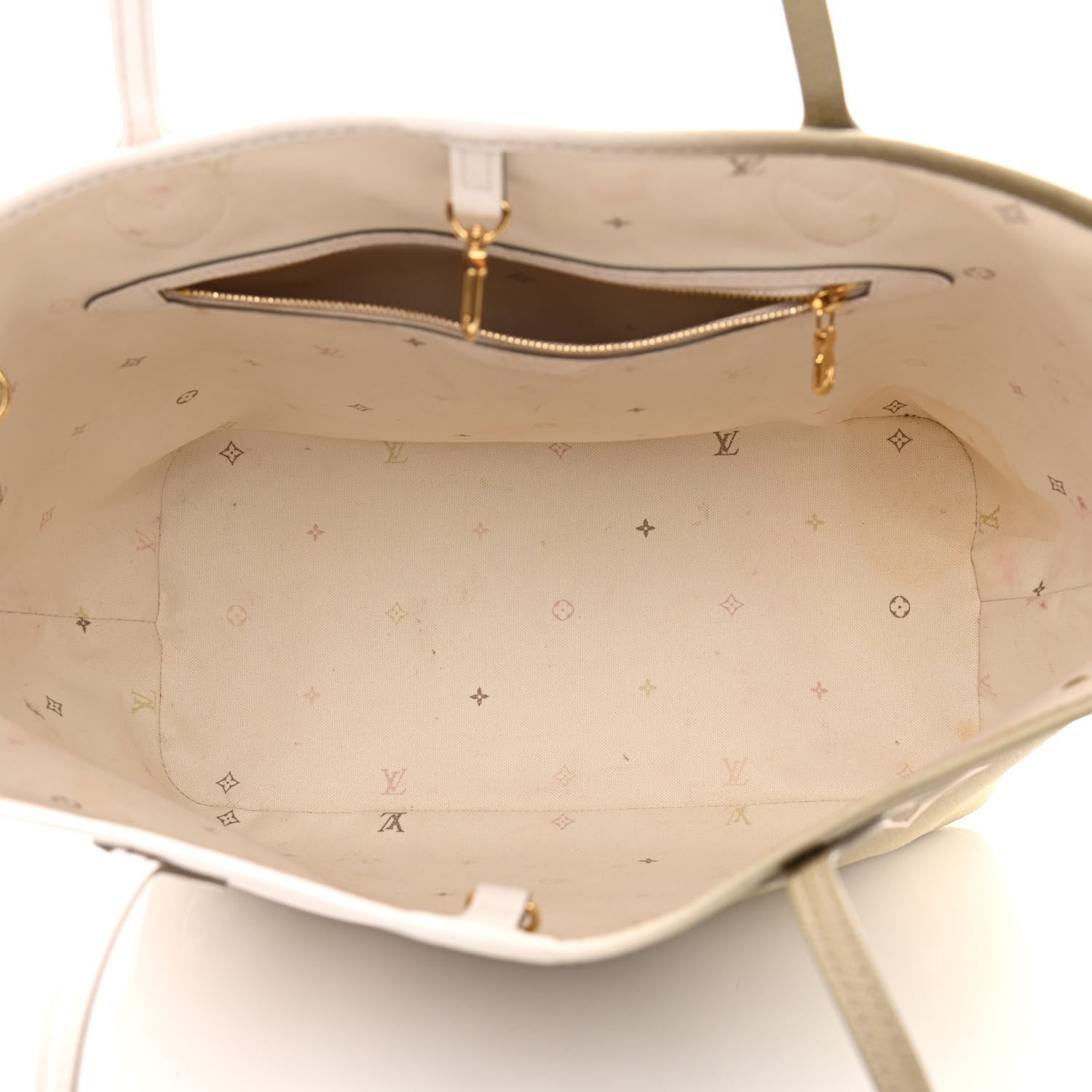 Louis Vuitton Monogram Giant Spring In The City Neverfull MM Sunset Kaki 6 of 14