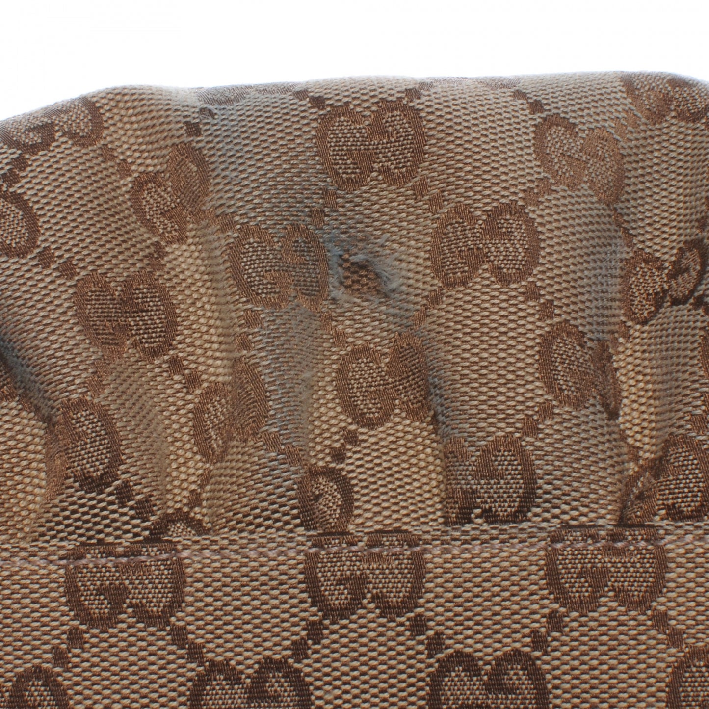 Monogram D Gold Large Hobo Off White