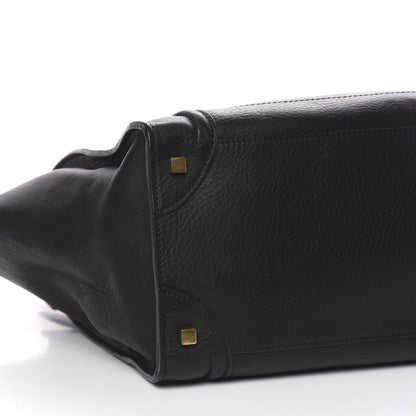 Celine Supple Calfskin Mini Luggage Black 8 of 9