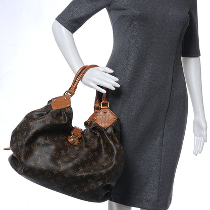 Louis Vuitton Monogram Mahina XL Crocodile Trim Tote 2 of 8