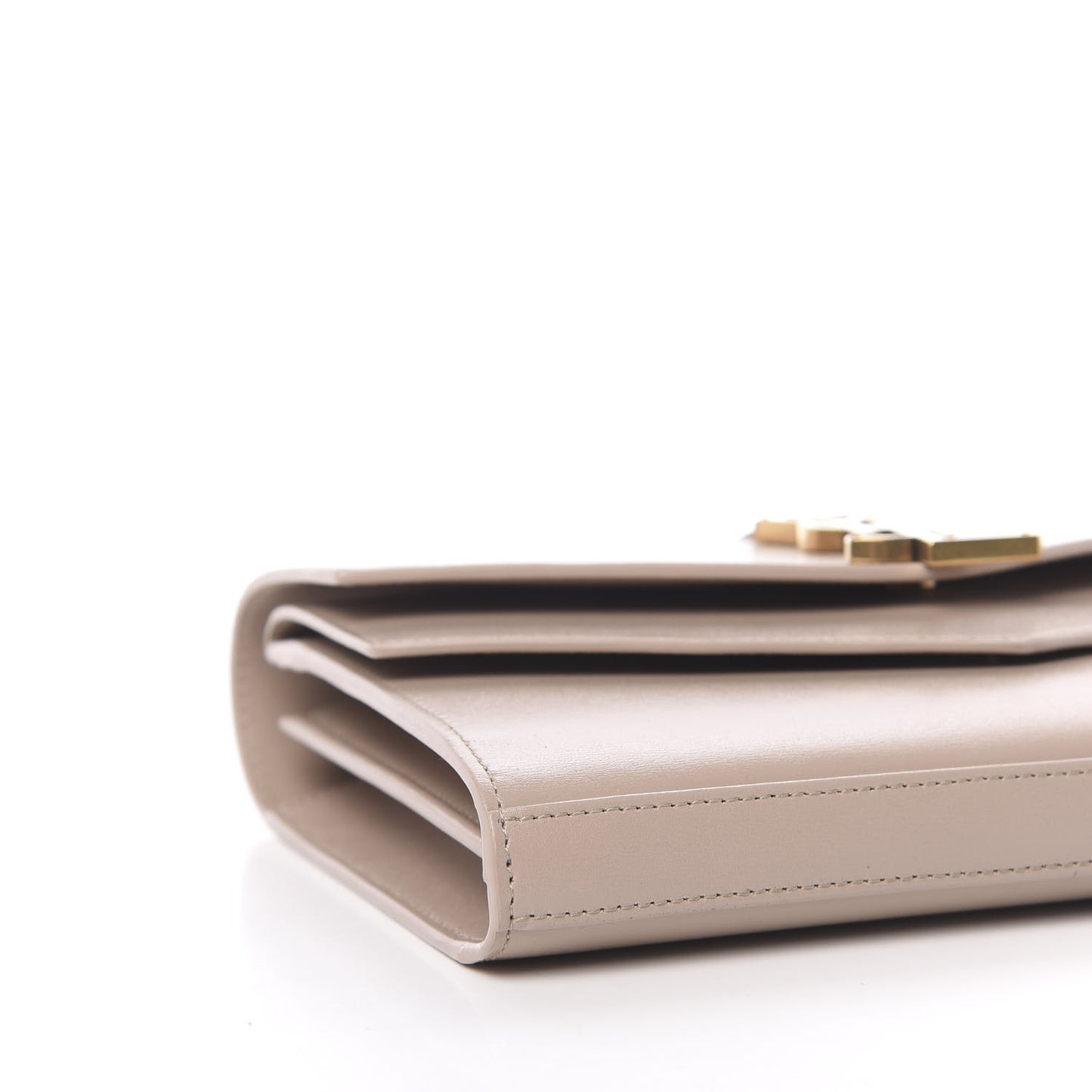 Smooth Calfskin Monogram Sulpice Chain Wallet Nude