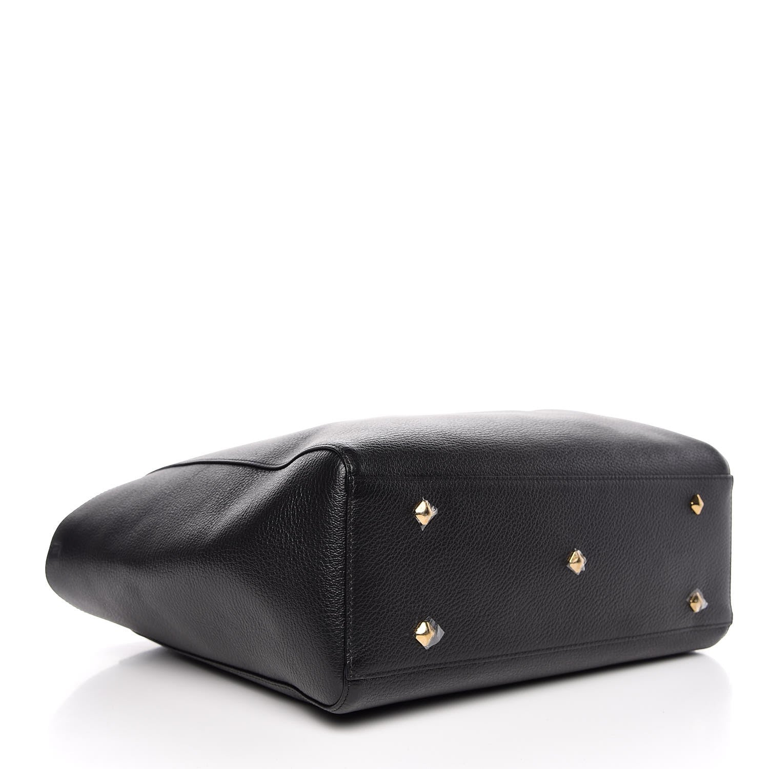 MCM Grained Calfskin Medium Reversible Wandel Tote Black 6 of 11