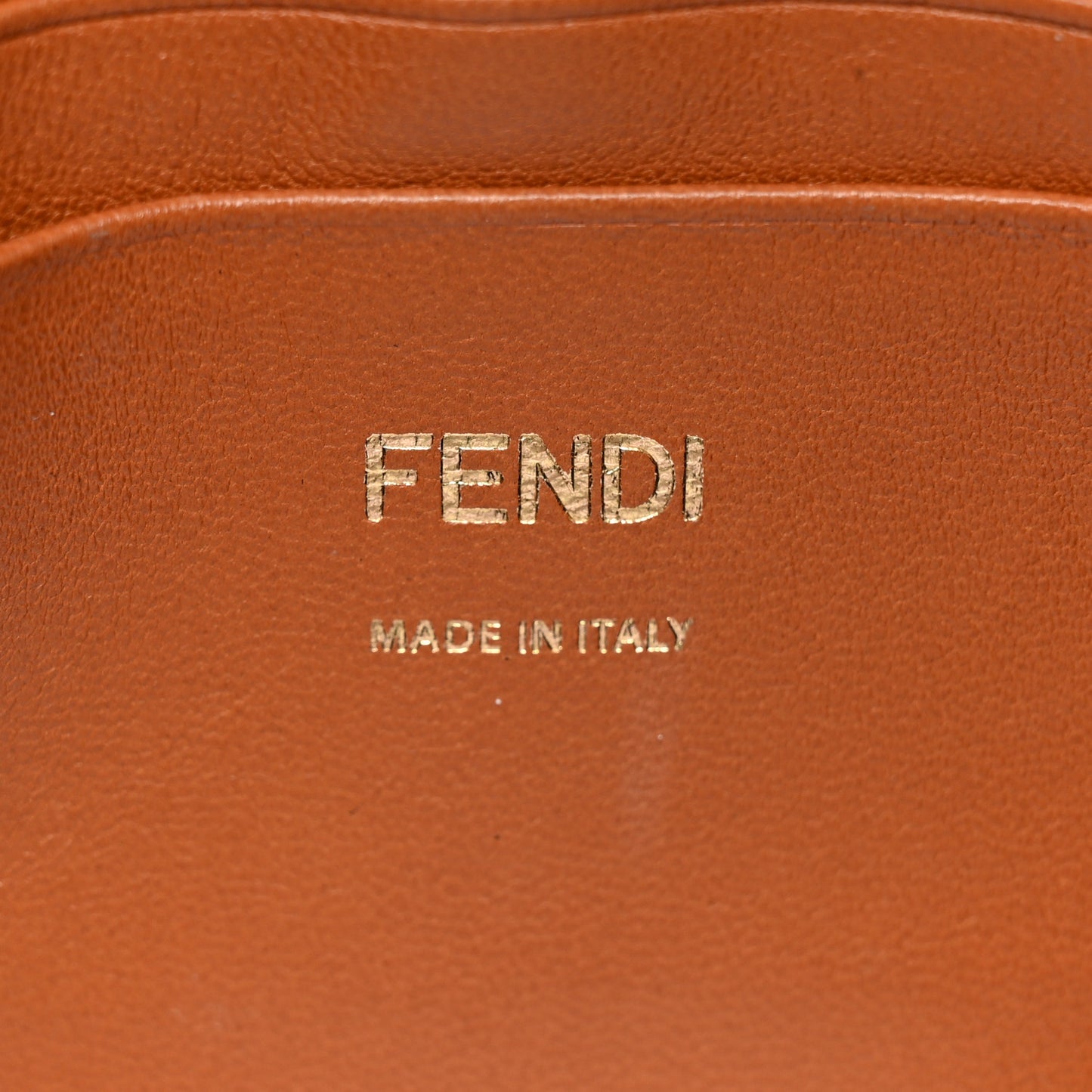 Nappa Apolo Bi-Color Mini Chain Baguette Brandy Black