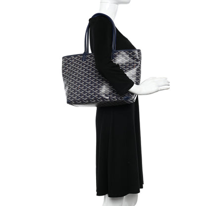 Goyard Goyardine Artois PM Navy 2 of 9