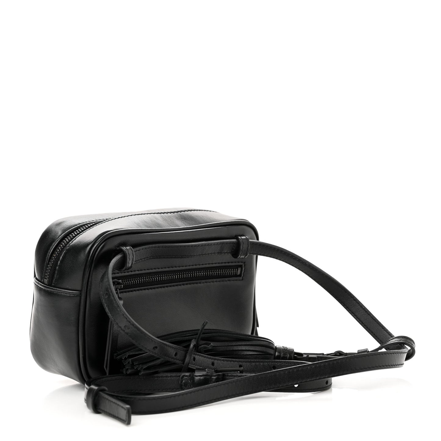Calfskin Matelasse Monogram Lou Belt Bag Black