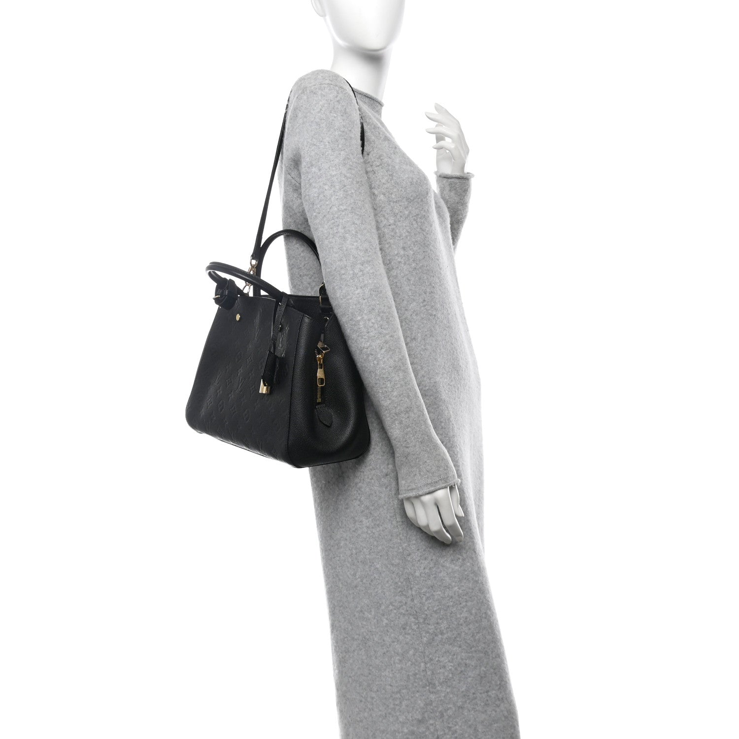 Louis Vuitton Empreinte Montaigne MM Black 2 of 11