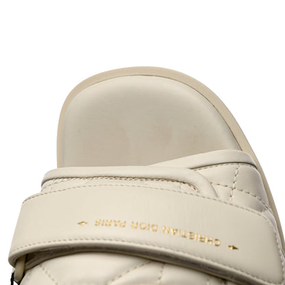 Christian Dior Calfskin Cannage Quilted Dio(r)evolution 80mm Slide Sandals 36 Off White 9 of 12