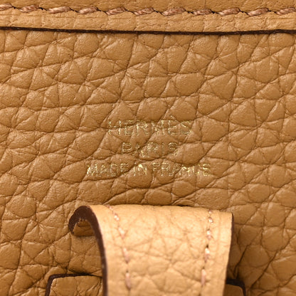 Hermes Taurillon Clemence Evelyne TPM Biscuit 6 of 11