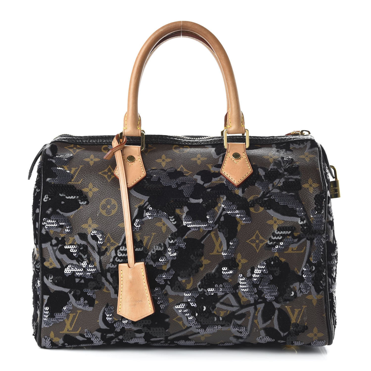 Louis Vuitton Monogram Fleur De Jais Sequins Speedy 30 1 of 9