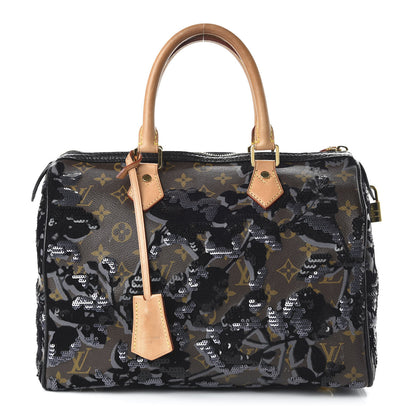 Louis Vuitton Monogram Fleur De Jais Sequins Speedy 30 1 of 9