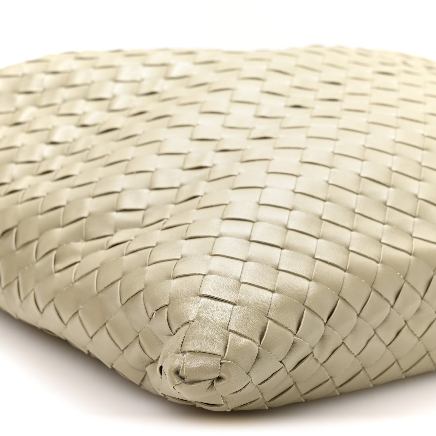 Calfskin Intrecciato Large Hop Travertine