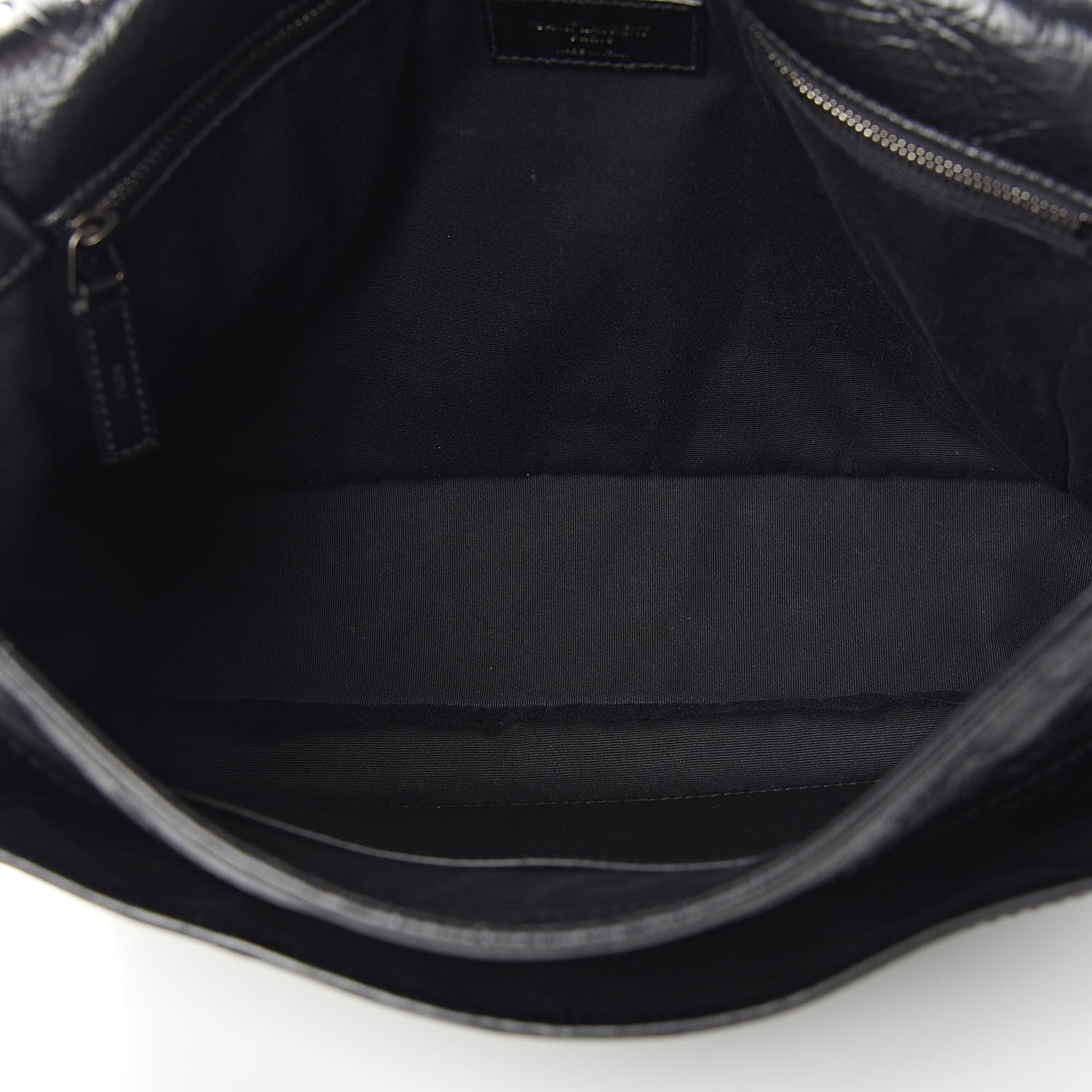 Saint Laurent Crinkled Calfskin Matelasse Monogram Large Niki Chain Satchel Black 5 of 10