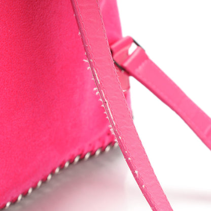 Stella McCartney Shaggy Deer Falabella Backpack Pink Fluo 8 of 9