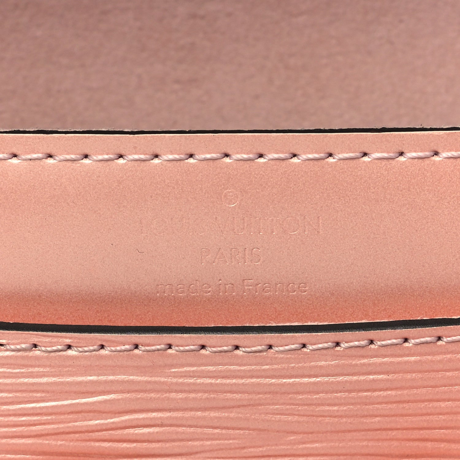 Louis Vuitton Epi Louise Strap PM Rose Nacre 6 of 10