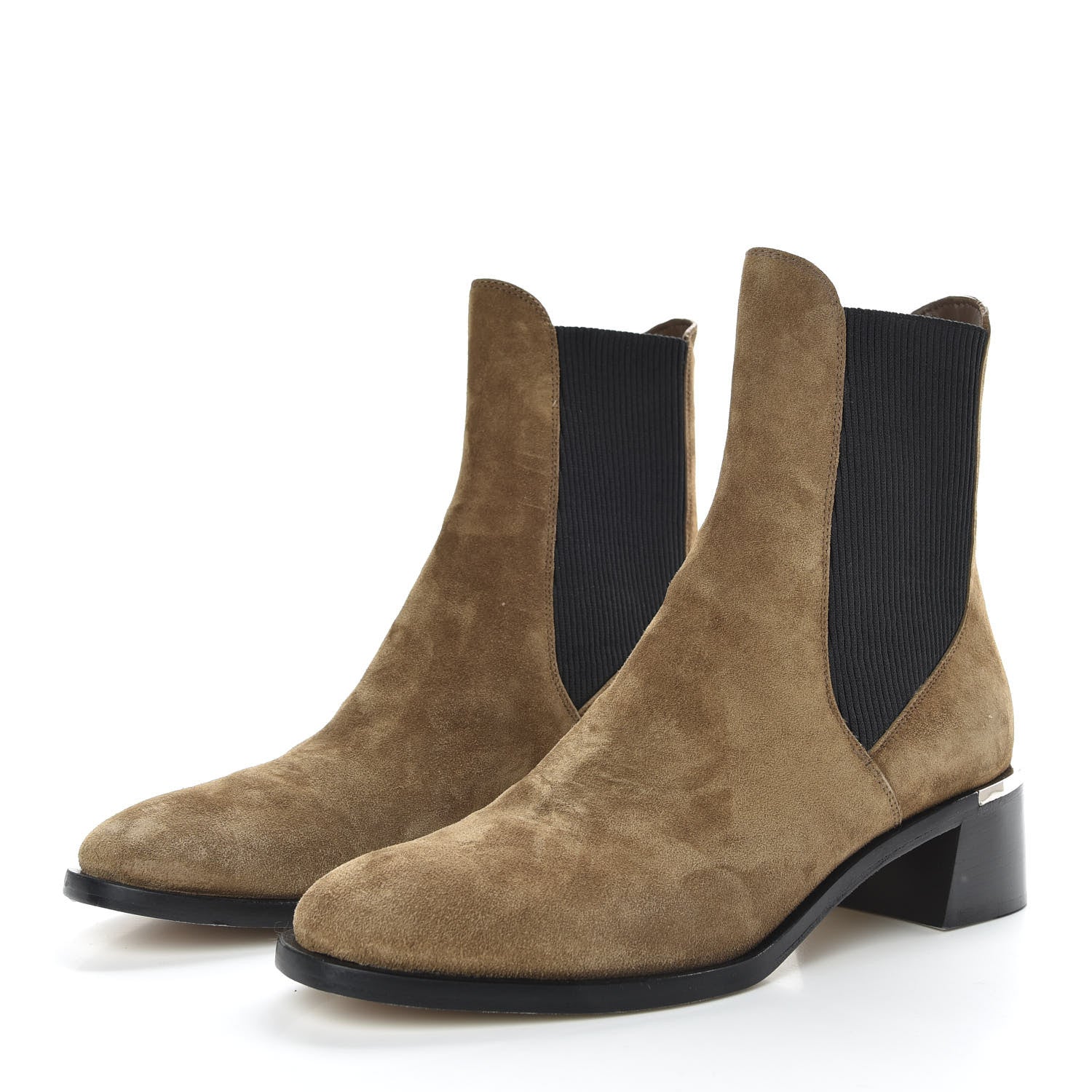Jimmy Choo Suede Rourke Ankle Boots 39 Clove 3 of 9