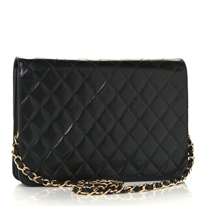 Chanel Lambskin Quilted Jumbo Single Flap Black 2 of 11