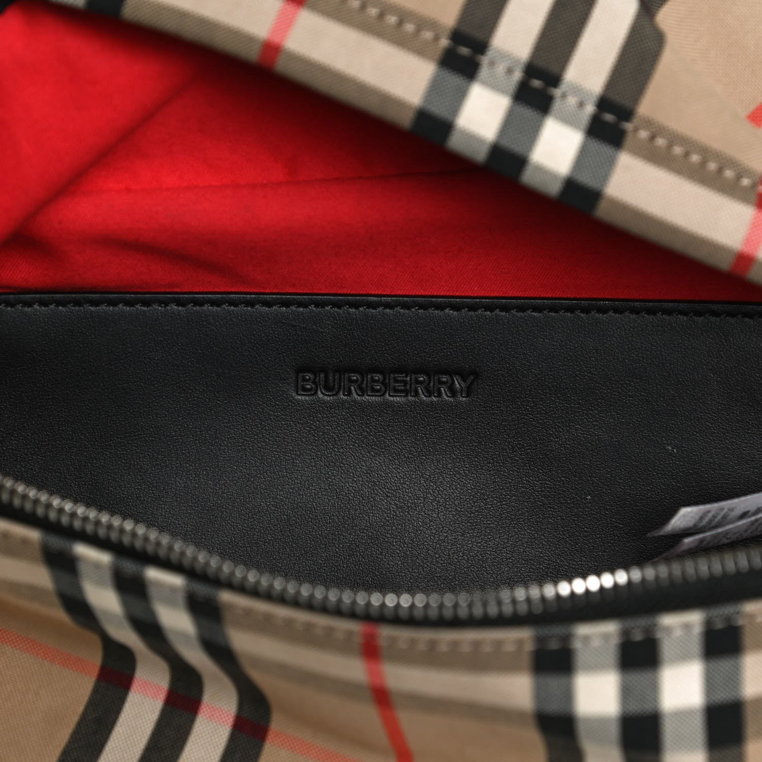 Burberry Nylon Vintage Check Sonny Bum Bag Archive Beige 5 of 12