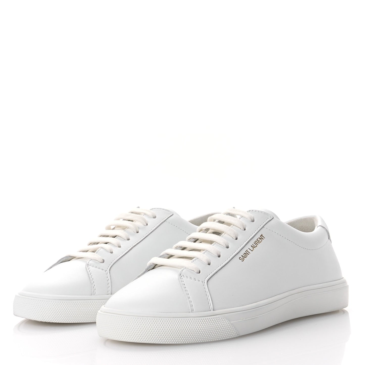 Calfskin Andy Low Top Sneakers 37 Blanc Optique