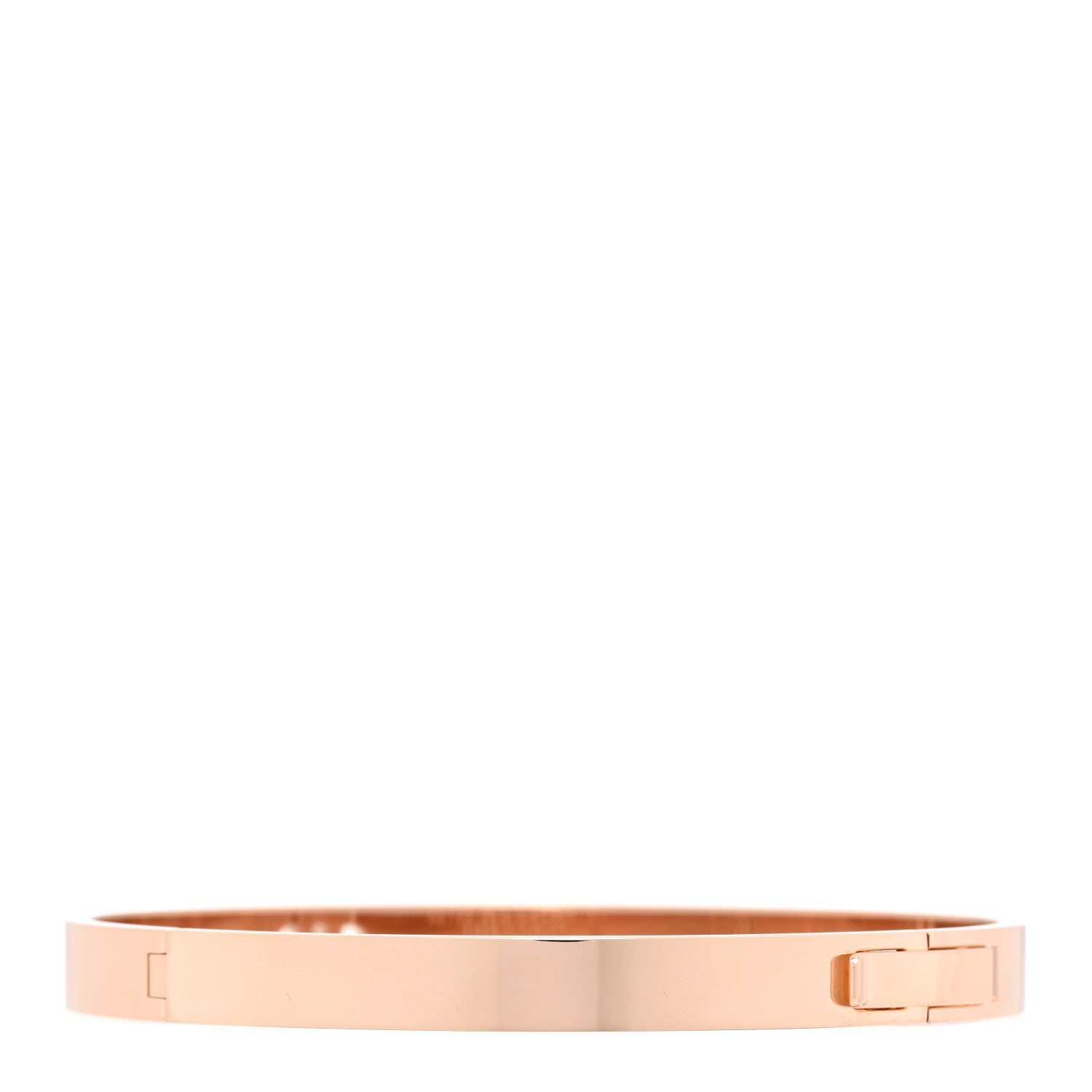 Hermes 18K Rose Gold Diamond PM H D'Ancre Bracelet SH 2 of 4