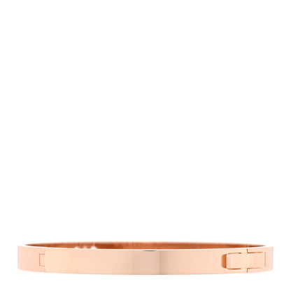 Hermes 18K Rose Gold Diamond PM H D'Ancre Bracelet SH 2 of 4