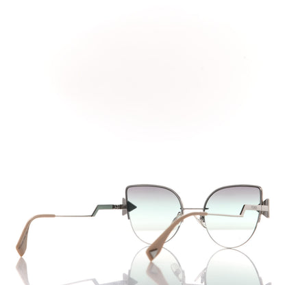 Fendi Metal Crystal Sunglasses FF 0242/S Silver 4 of 7