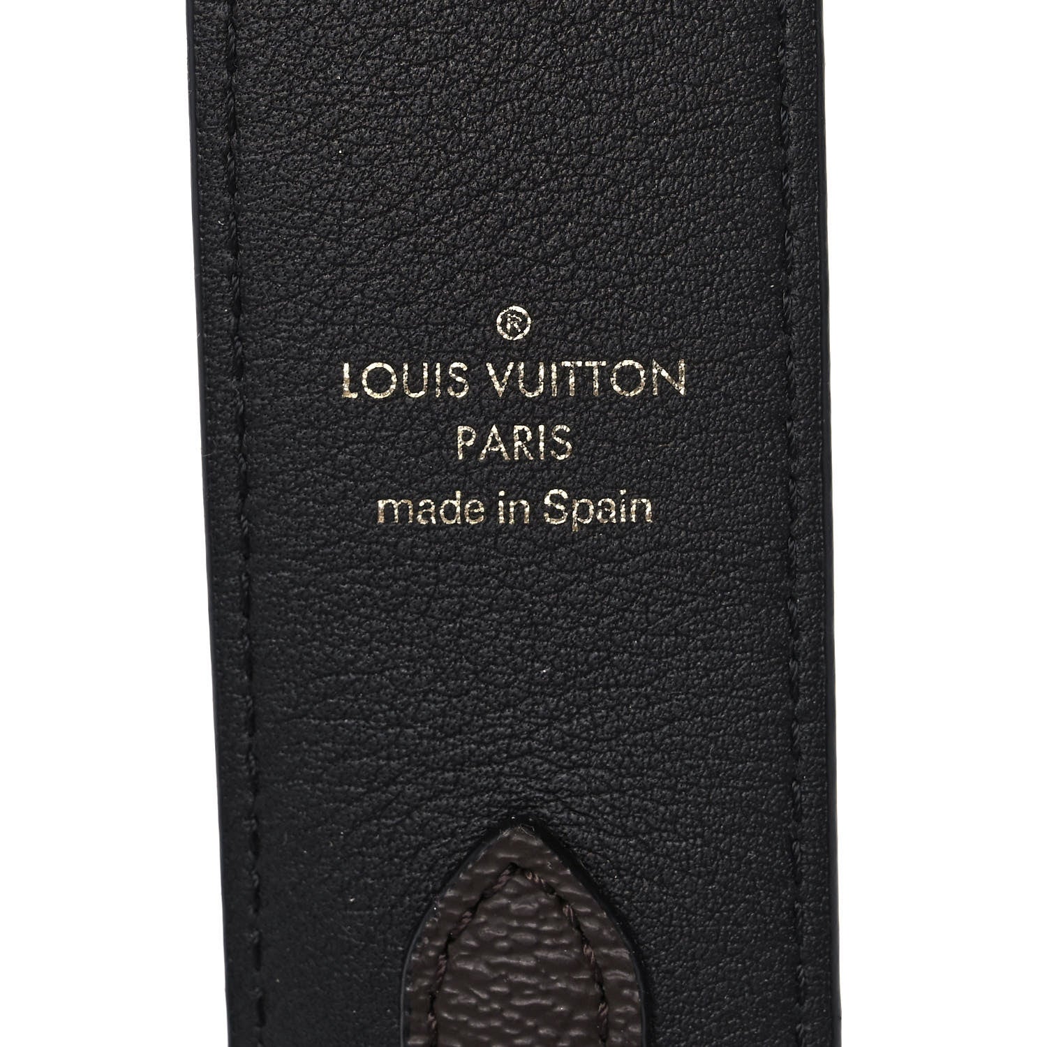 Louis Vuitton Monogram Bandouliere Shoulder Strap Black 3 of 5
