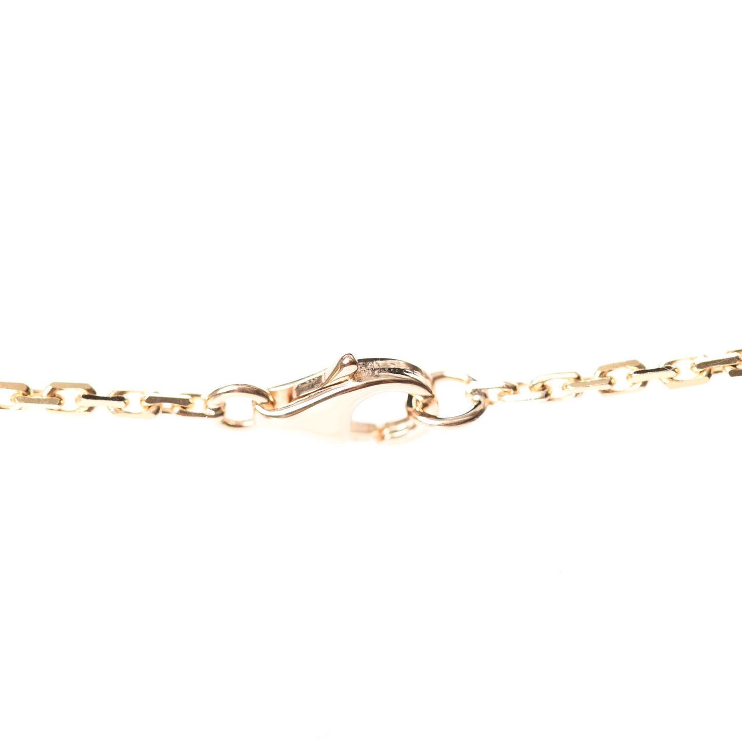 18K Yellow Gold Diamond Interlocking LOVE Necklace