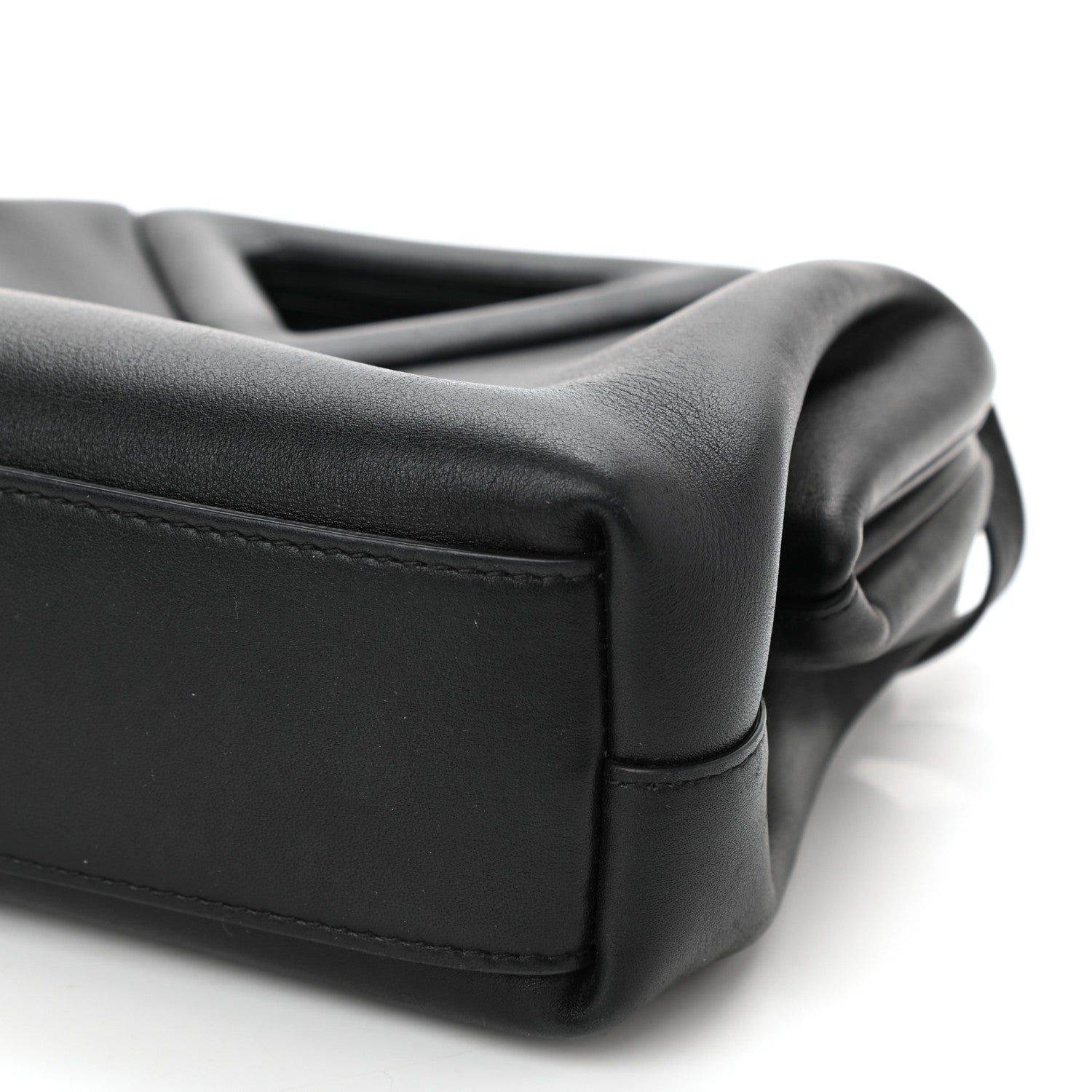 Bottega Veneta Calfskin Small The Point Triangle Bag Black 7 of 7