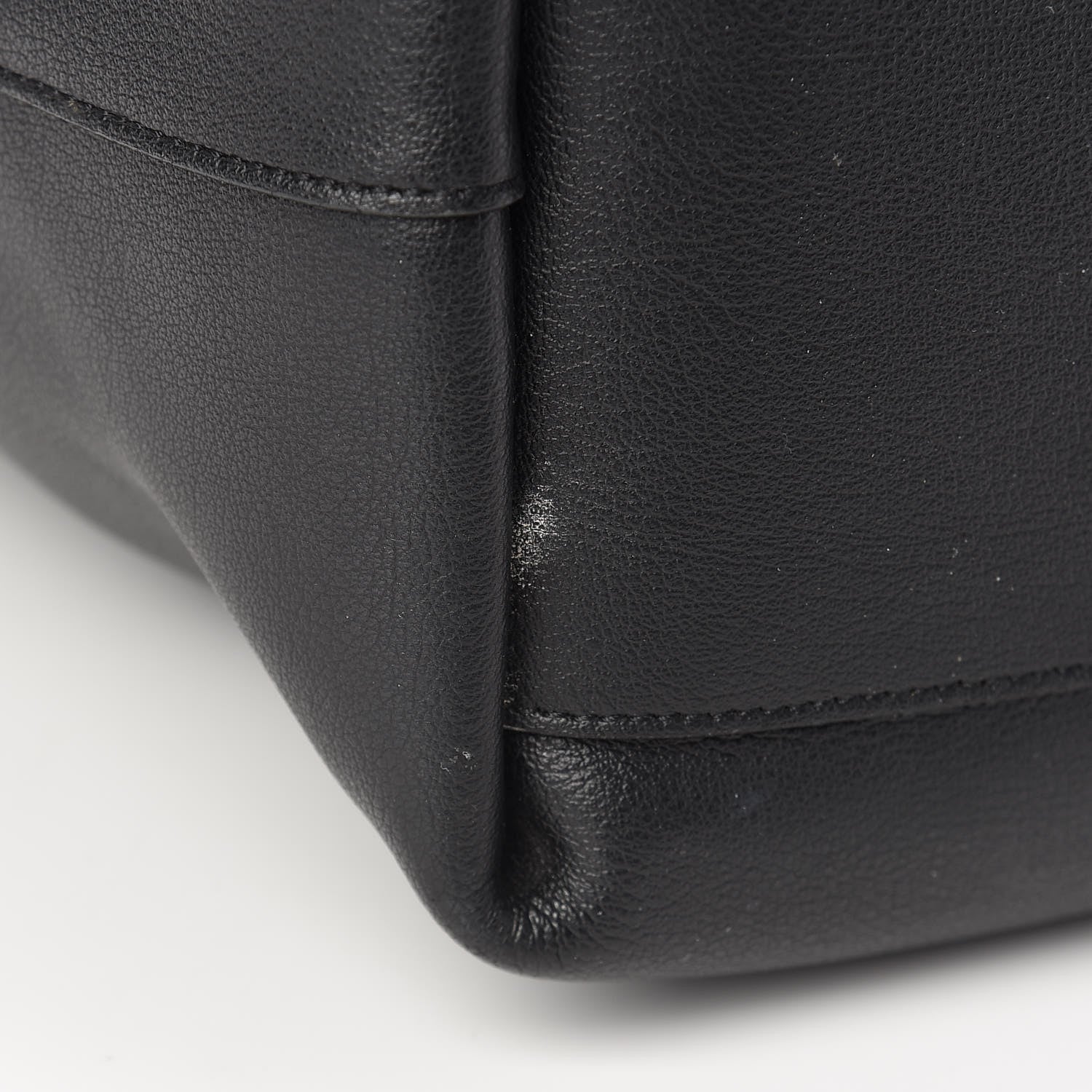 Saint Laurent Calfskin Medium Shopping Tote Black 16 of 17
