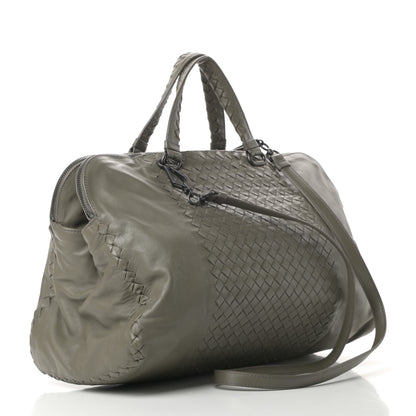 Bottega Veneta Calfskin Intrecciato Large Leggero Tote Kaki Fondente 3 of 14