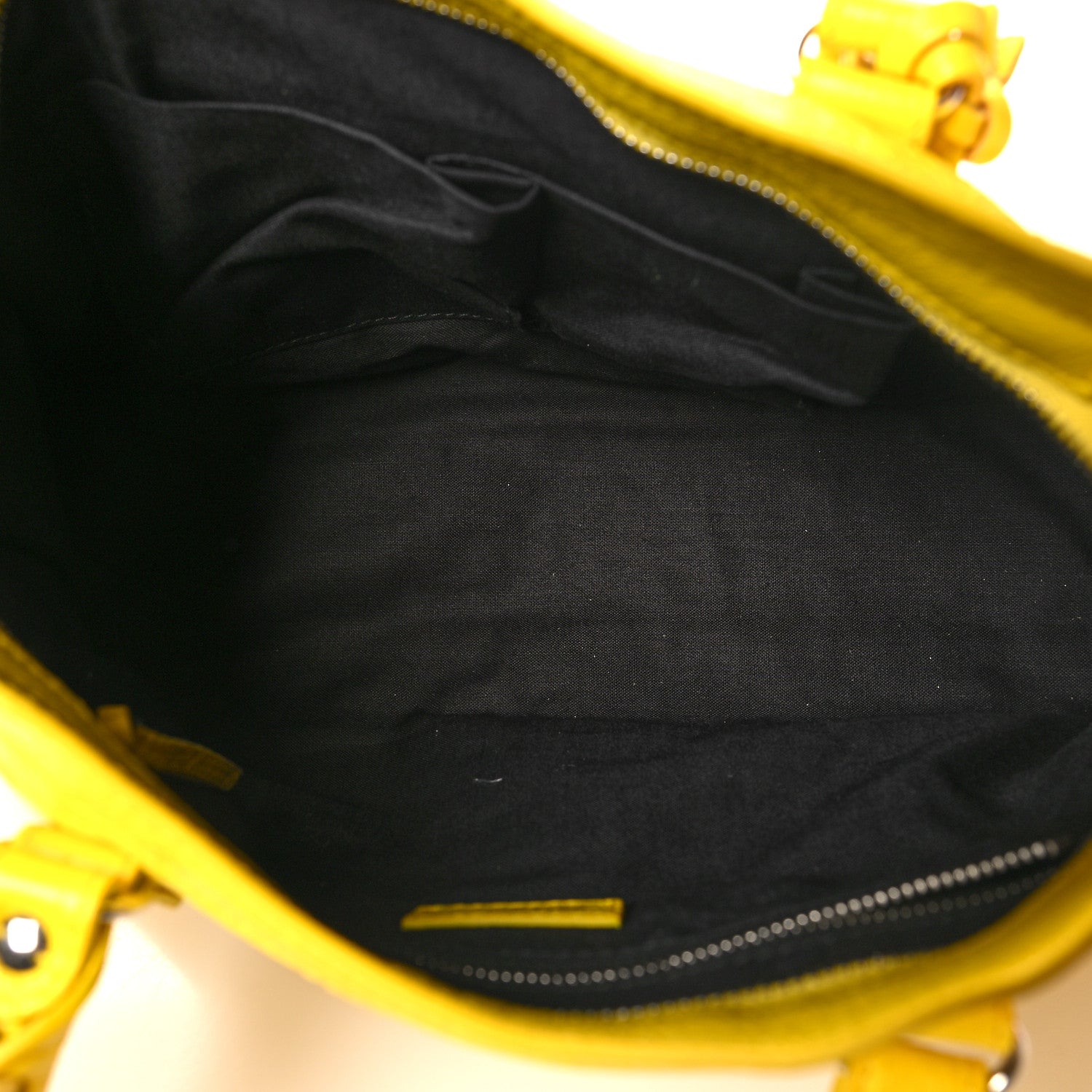 Balenciaga Agneau Classic Silver Hardware City S Jaune Soleil 6 of 11