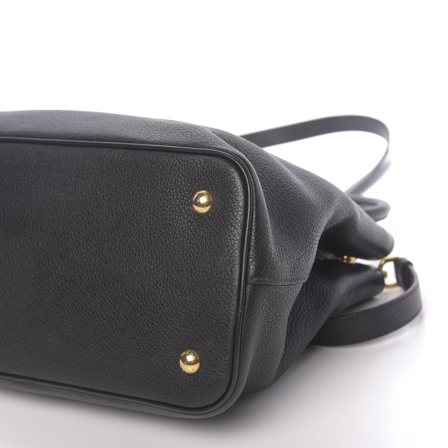 Vitello Daino Tote Black