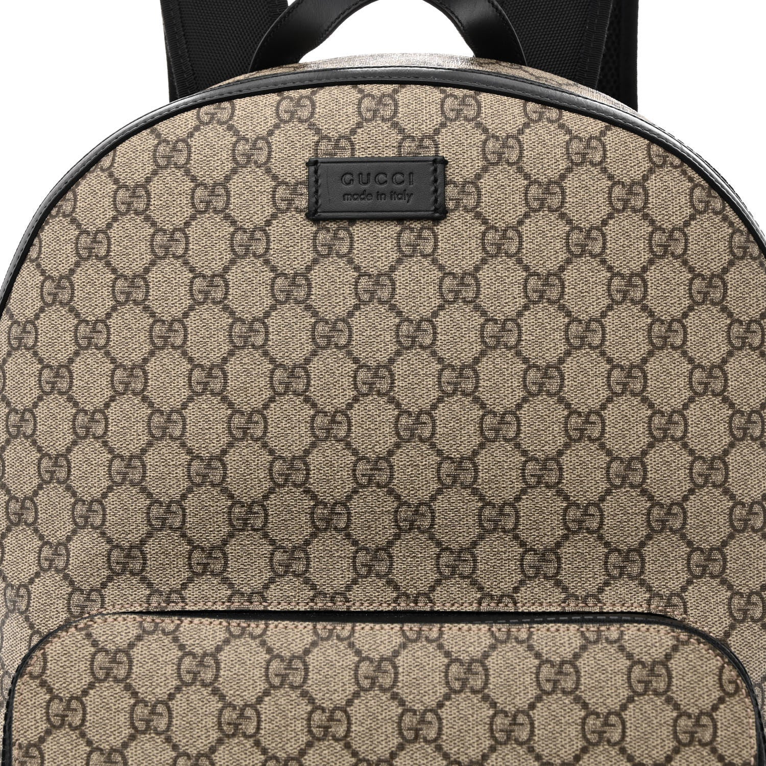 Gucci GG Supreme Monogram Medium Backpack Black 9 of 11