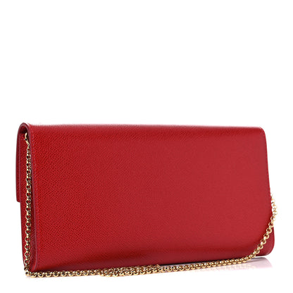 Salvatore Ferragamo Hammered Calfskin Mini Gancini Icona Bag Lipstick 3 of 9