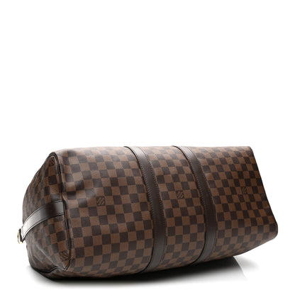 Louis Vuitton Damier Ebene Keepall Bandouliere 45 3 of 9