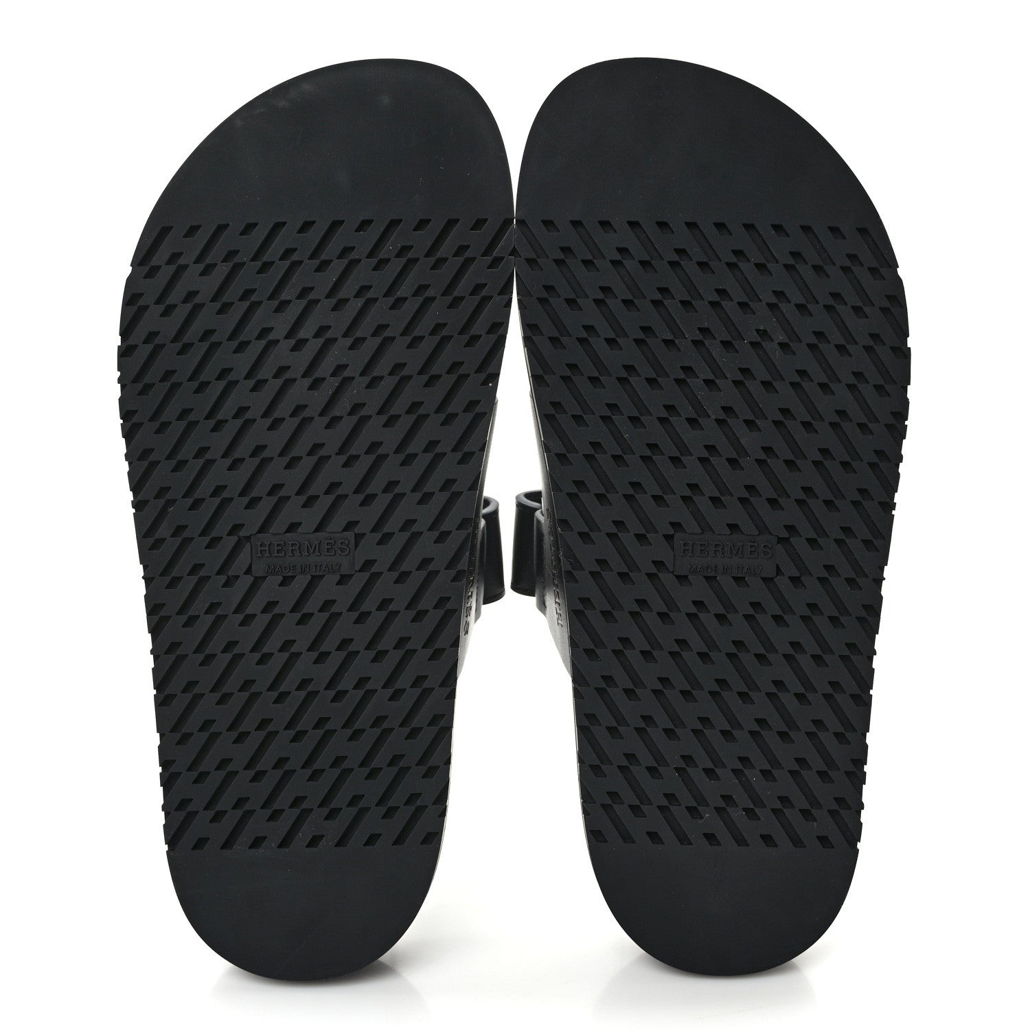 Hermes Calfskin Womens Chypre Sandals 36 Black 5 of 9