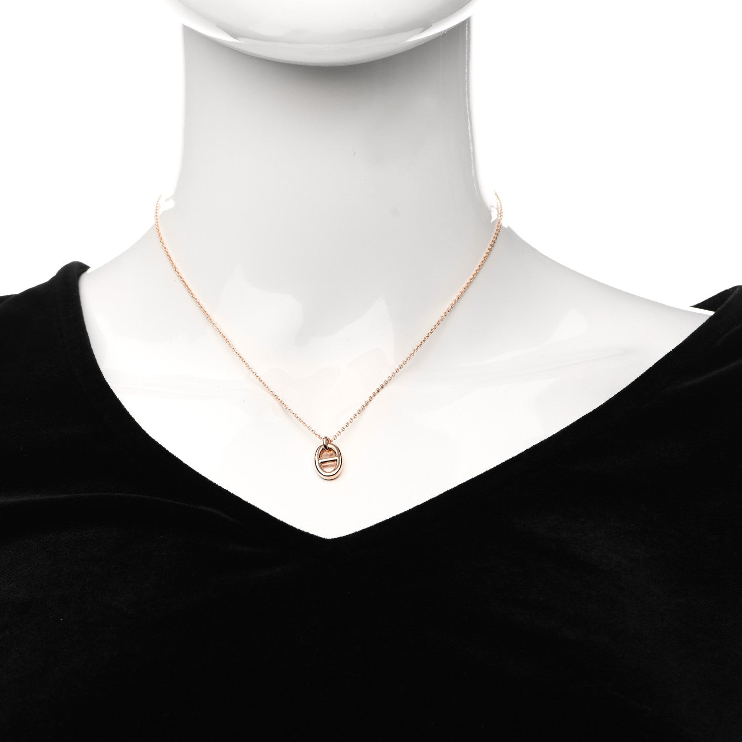 Hermes 18K Rose Gold PM Farandole Pendant Necklace 2 of 5