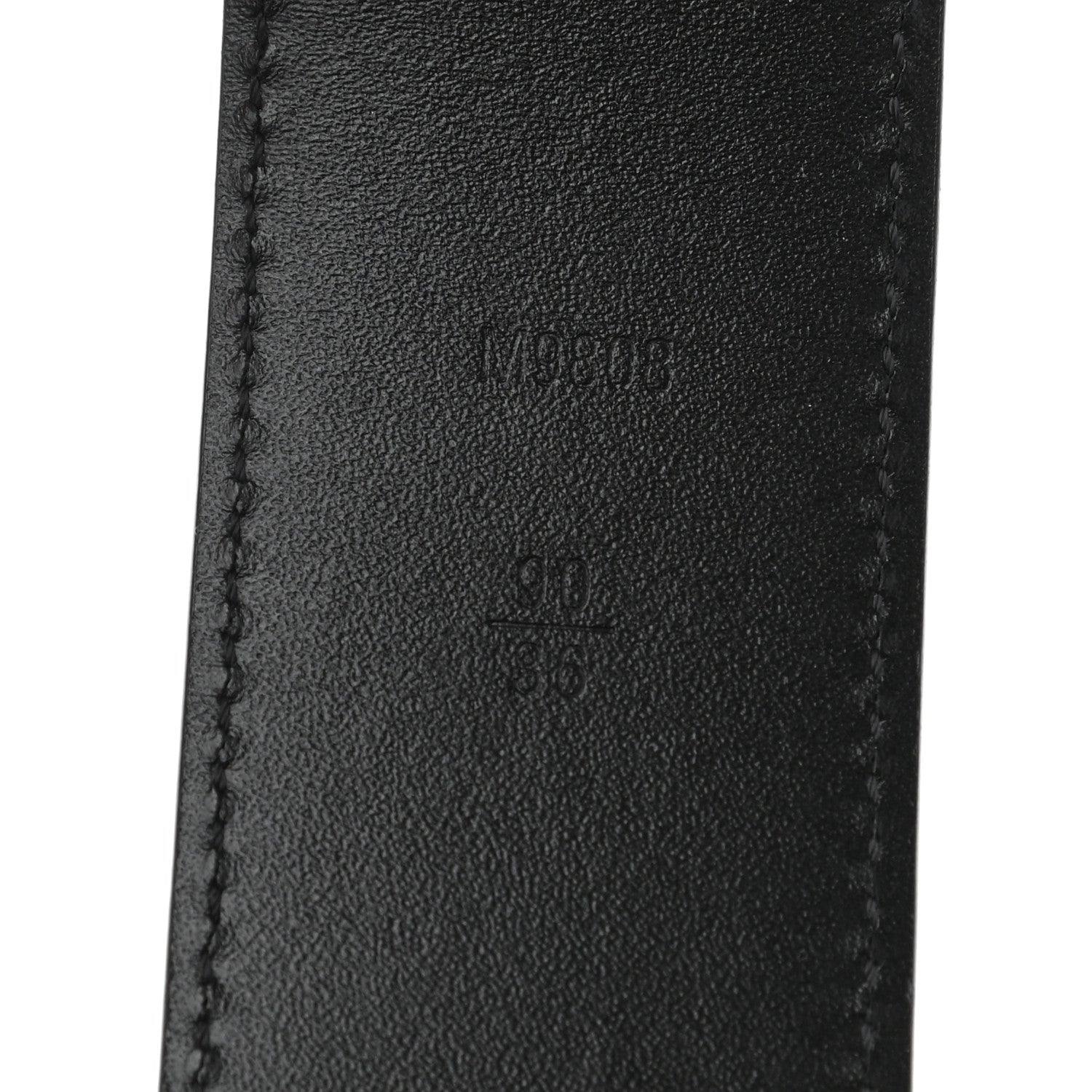 Louis Vuitton Damier Graphite 40mm LV Initiales Belt 90 36 5 of 6