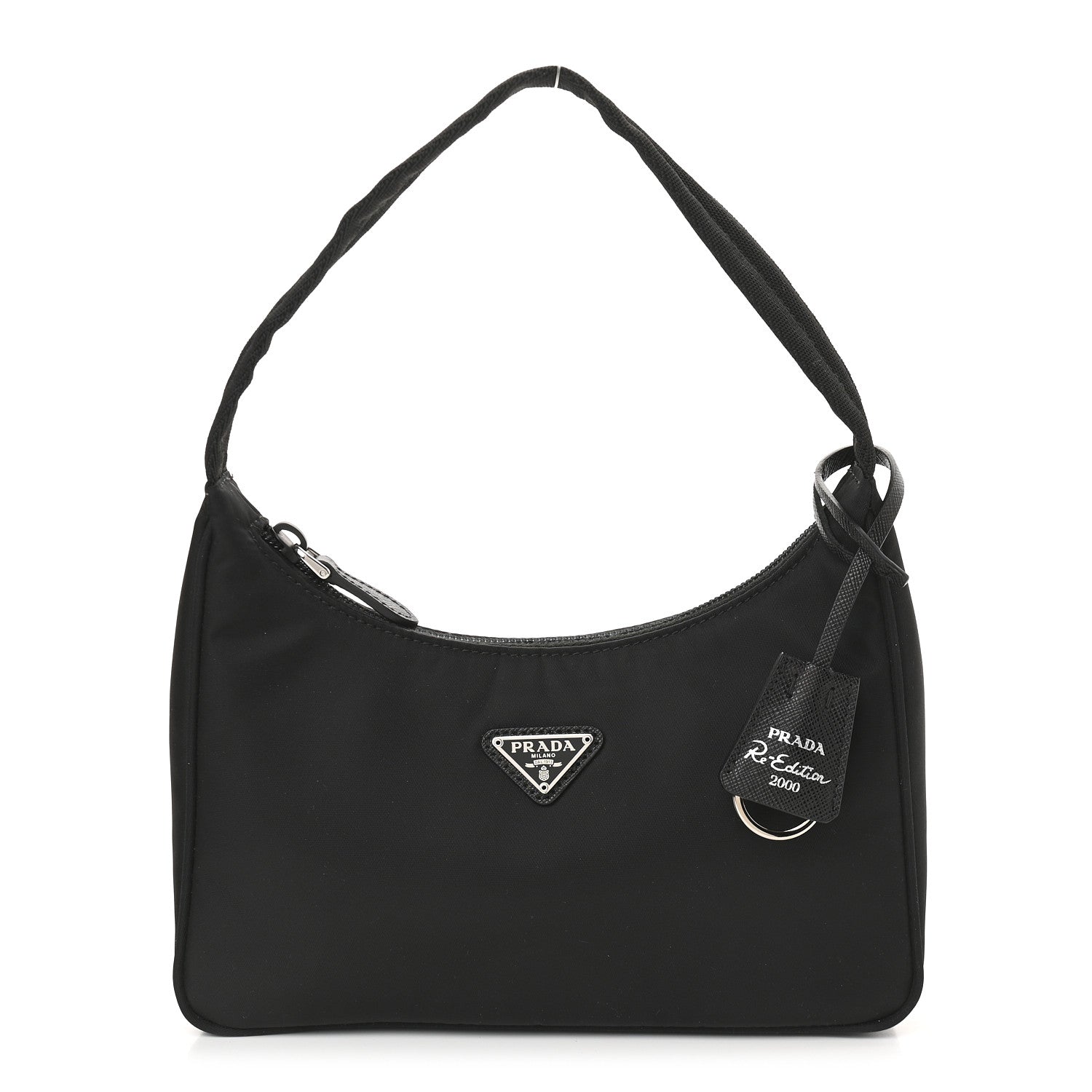 Prada Tessuto Nylon Mini Re-Edition 2000 Bag Black 1 of 11
