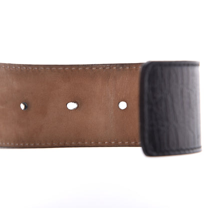 Gucci Calfskin Web Interlocking G Belt 105 42 Black 5 of 9