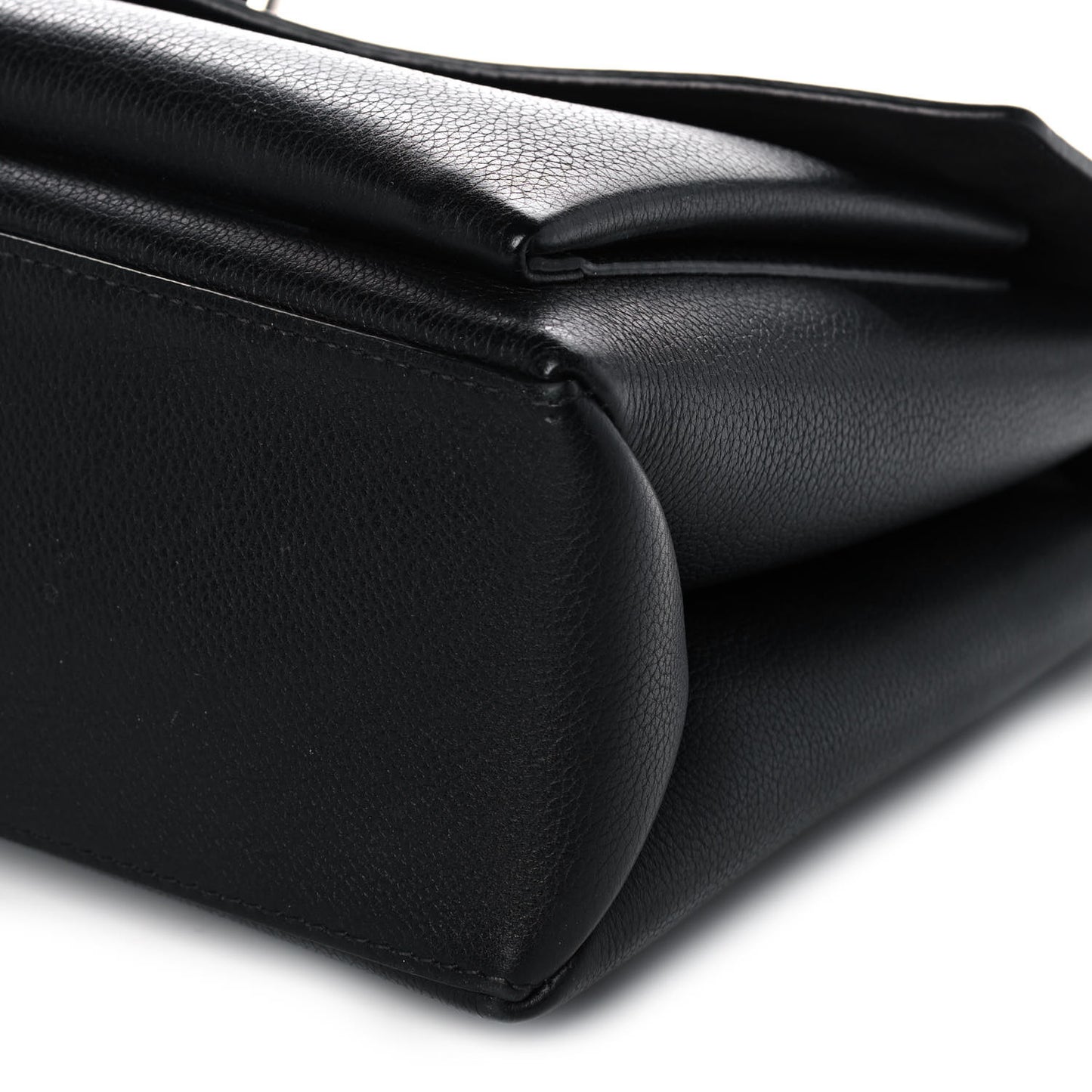 Soft Calfskin My Lockme Top Handle Black