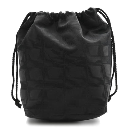 Chanel Nylon Travel Drawstring Bag Black 1 of 10