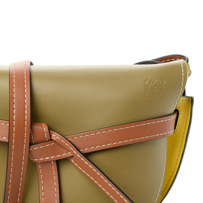 Loewe Calfskin Small Gate Crossbody Bag Mocca Yellow Pecan 9 of 9