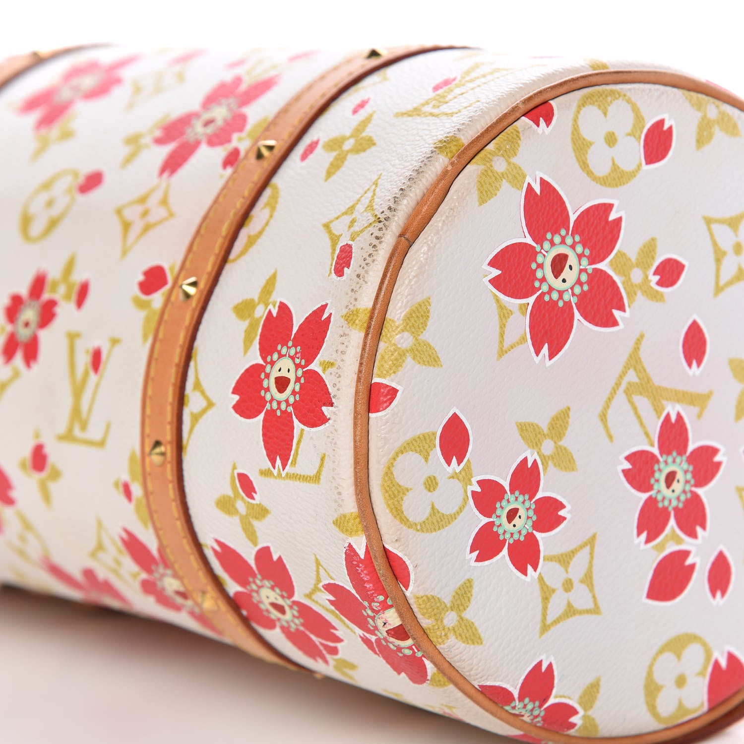Louis Vuitton Monogram Cherry Blossom Papillon Red Creme 8 of 15
