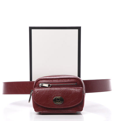 Gucci Fluffy Calfskin Mini Morpheus Belt Bag 100 40 Red 11 of 11