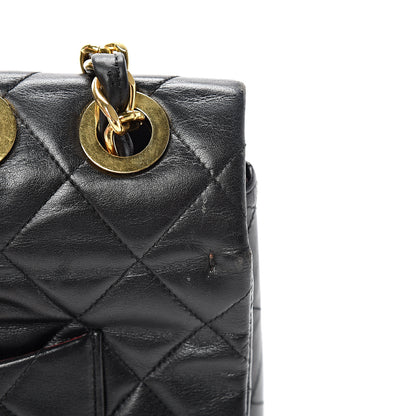Chanel Lambskin Quilted XL Jumbo Single Flap Black 19 of 19